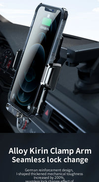 Magnetic Car Phone Holder  Wireless Fast Charger Infrared Induction Air Vent Bracket