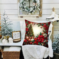 1pcs 2D Christmas Pillow Cover Xmas Party Decoration