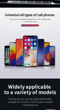 Magnetic Car Phone Holder  Wireless Fast Charger Infrared Induction Air Vent Bracket