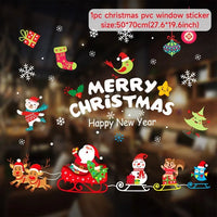 Christmas Window Sticker Merry Christmas Decorations For Home