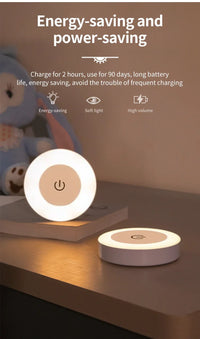 Rechargeable Night Light with Touch Switch Dimmable Magnetic Book Light
