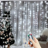 USB Power Curtain LED Light String Christmas Decoration for Hoem Bedroom