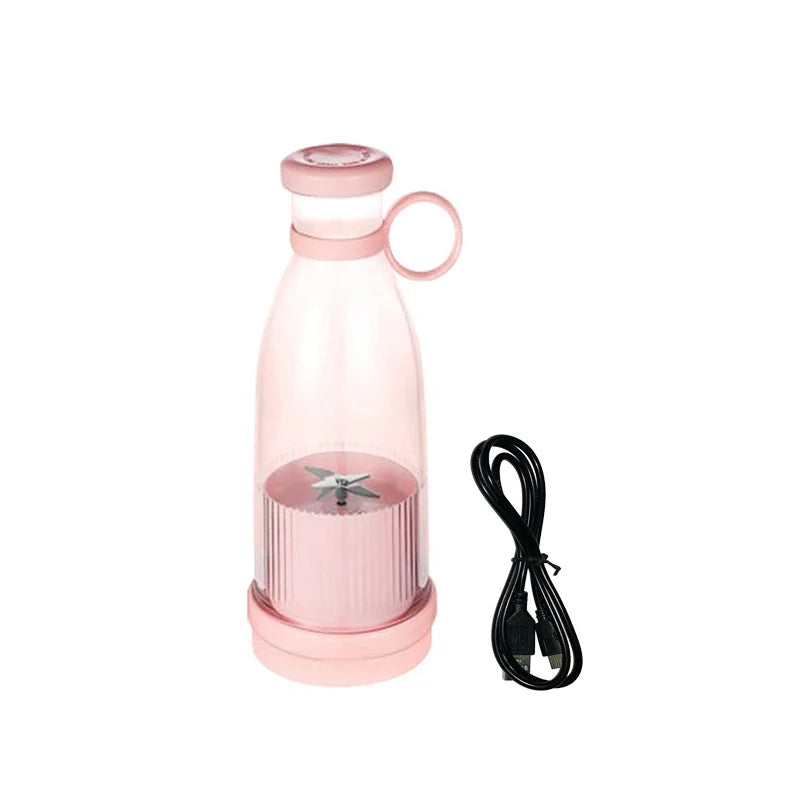 Mixers Fresh Fruit Juicers Blue/Pink Usb Portable Juice Bottle Mini Fast Electric Blender