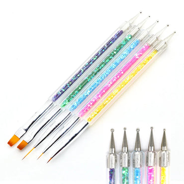 Nail Art Brush Design Tip Painting Drawing Carving Dotting Pen