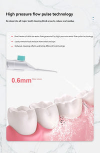 Household High Pressure Oral Irrigator Portable Teeth Clean Water Dental Floss