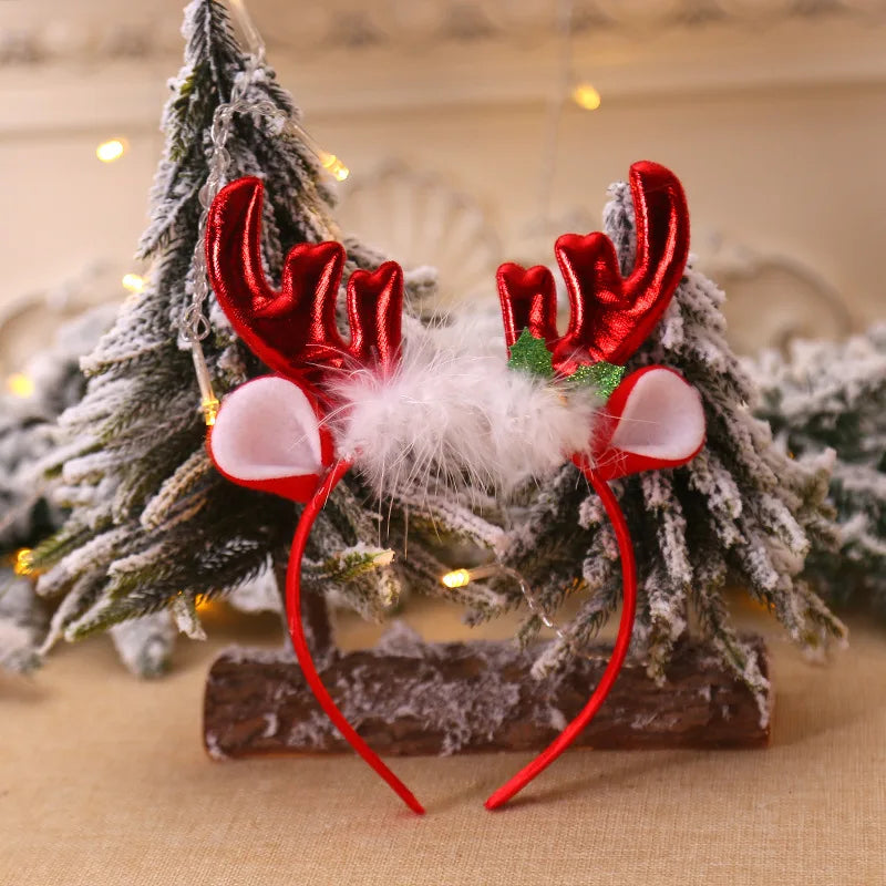 Christmas Decoration Children's And Adult Party Supplies, Santa Claus Leg Headbands
