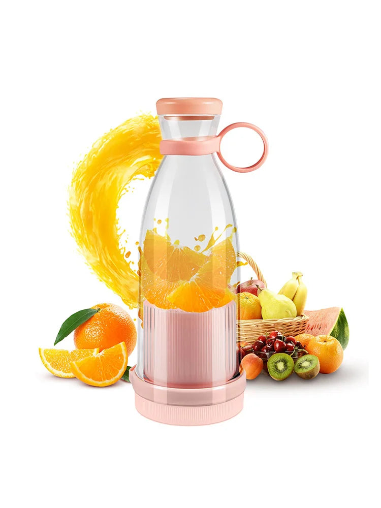 Mixers Fresh Fruit Juicers Blue/Pink Usb Portable Juice Bottle Mini Fast Electric Blender