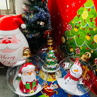 Inflatable Christmas Balls Xmas Style: Outdoor Yard Festive Decor, Party Supplies