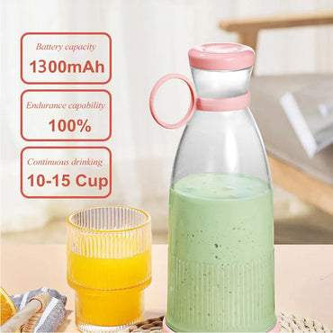 Mixers Fresh Fruit Juicers Blue/Pink Usb Portable Juice Bottle Mini Fast Electric Blender