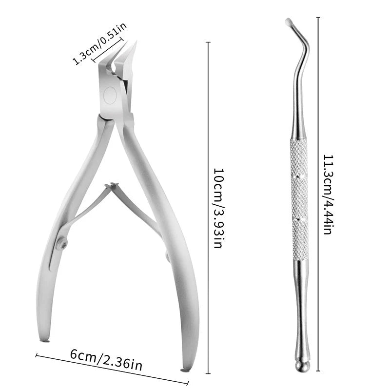 Thick Professional Podiatrist Toenail Nipper With Stainless Steel Supe