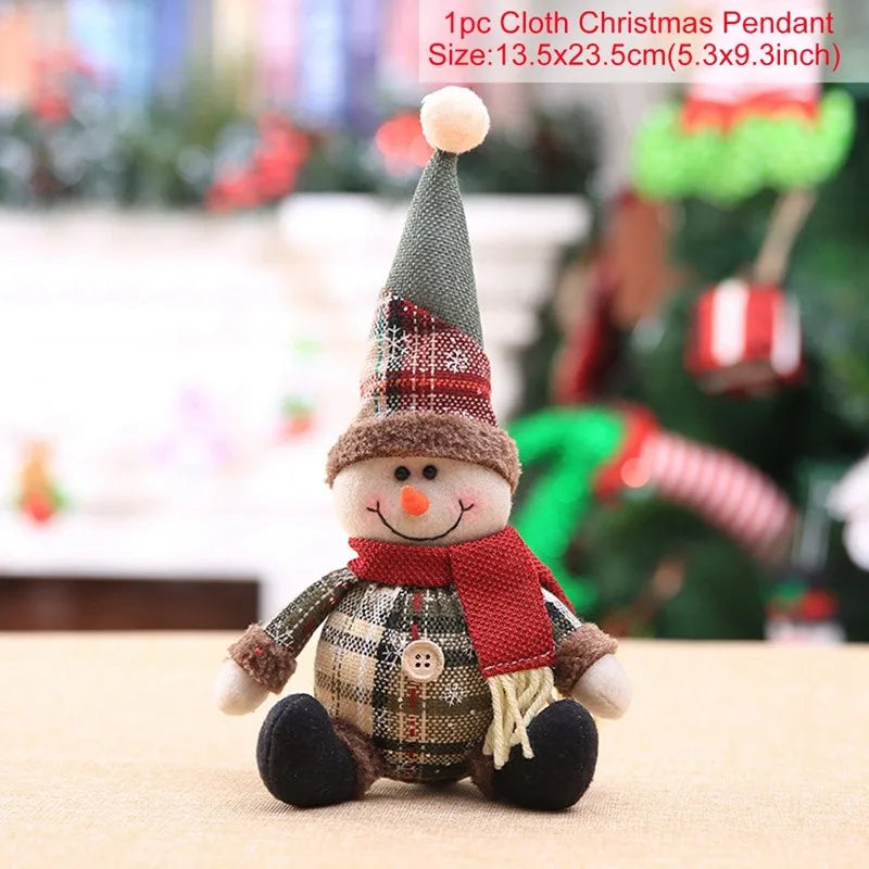 Christmas Santa Doll Merry Christmas Decorations For Home