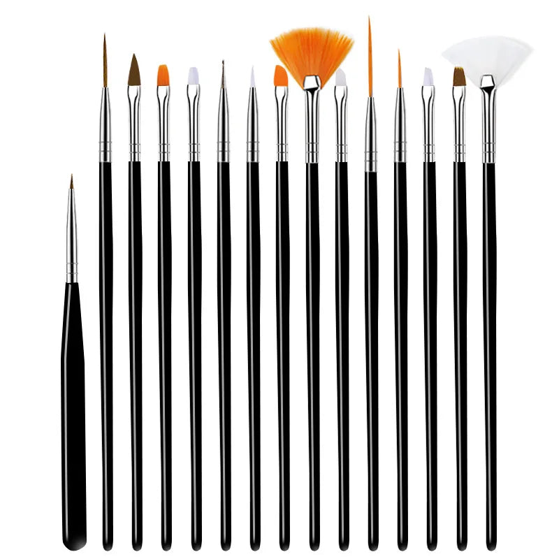 Nail Art Brush Design Tip Painting Drawing Carving Dotting Pen