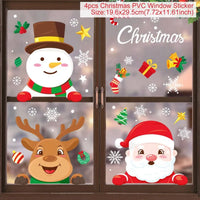 Christmas Window Sticker Merry Christmas Decorations For Home