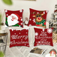 1pcs 2D Christmas Pillow Cover Xmas Party Decoration