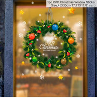 Christmas Window Sticker Merry Christmas Decorations For Home