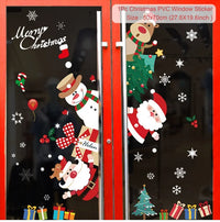 Christmas Window Sticker Merry Christmas Decorations For Home