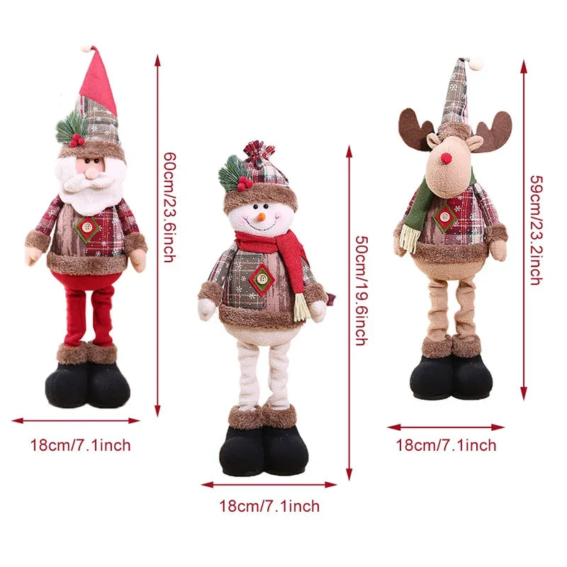 Christmas Santa Doll Merry Christmas Decorations For Home