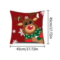 1pcs 2D Christmas Pillow Cover Xmas Party Decoration