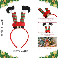 Christmas Decoration Children's And Adult Party Supplies, Santa Claus Leg Headbands