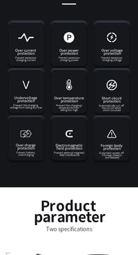 Magnetic Car Phone Holder  Wireless Fast Charger Infrared Induction Air Vent Bracket