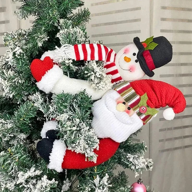 Christmas Curtain Clasp Santa Claus Snowman Curtain Buckle Lovely Tree Decoration