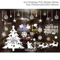 Christmas Window Sticker Merry Christmas Decorations For Home