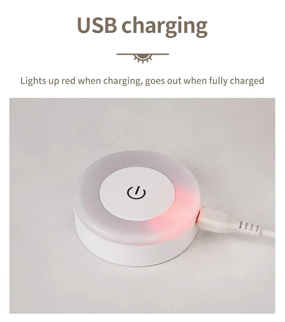 Rechargeable Night Light with Touch Switch Dimmable Magnetic Book Light