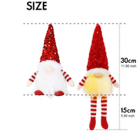 Glowing Gnome Christmas Faceless Doll 30cm Tree Decorations