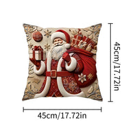 1pcs 2D Christmas Pillow Cover Xmas Party Decoration