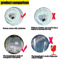 Portable LED Christmas Santa Claus Snowman Lanterns Indoor Decor Lights Battery Powered