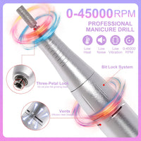 Rechargeable Nail Drill Machine with LCD Low Noise Professional Nail Polish Sander