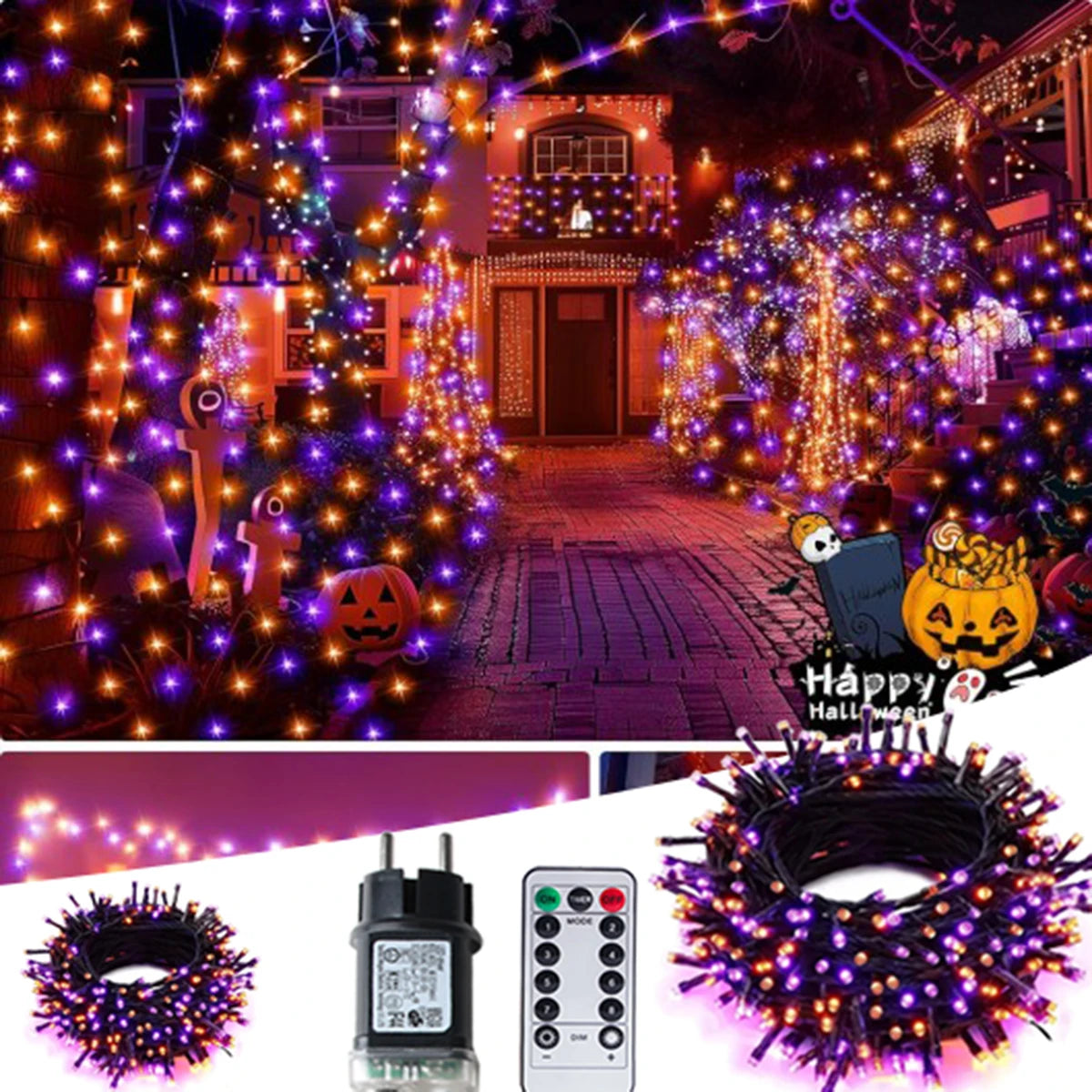 Outdoor LED String Fairy Lights Christmas Lights For Garland Wedding Party Holiday Garden Lamp Holiday Decor