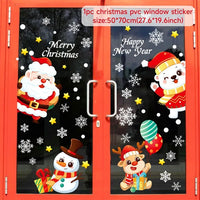 Christmas Window Sticker Merry Christmas Decorations For Home