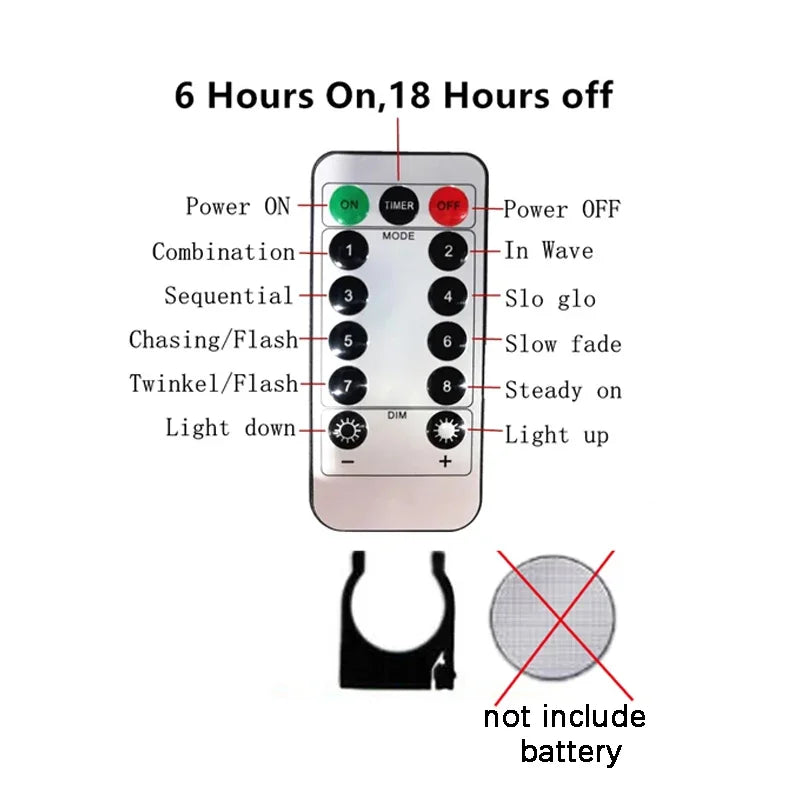 USB Power Curtain LED Light String Christmas Decoration for Hoem Bedroom