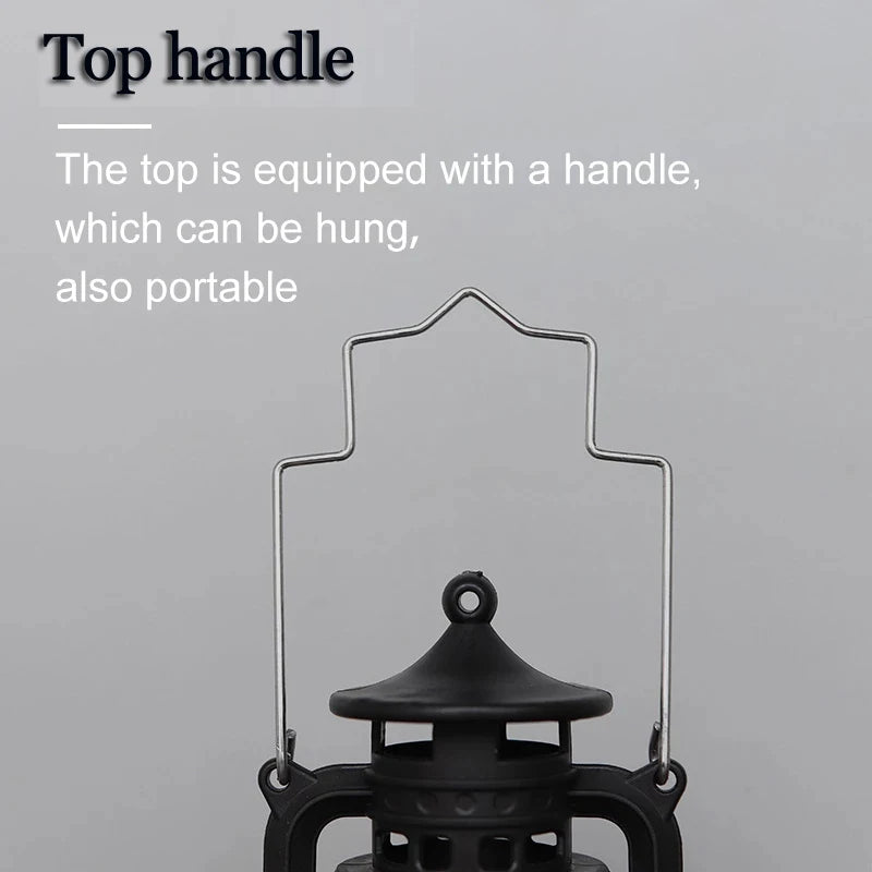 Portable LED Christmas Santa Claus Snowman Lanterns Indoor Decor Lights Battery Powered