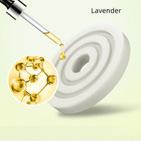 360° Rotating Solar Car Air Freshener with Magnetic Aroma Diffuser