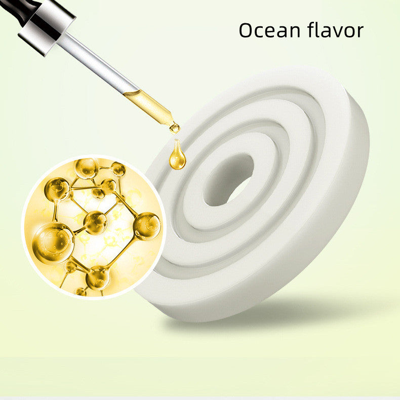 360° Rotating Solar Car Air Freshener with Magnetic Aroma Diffuser