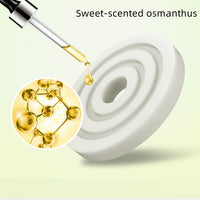 360° Rotating Solar Car Air Freshener with Magnetic Aroma Diffuser