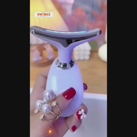 EMS Thermal Neck Lifting And Tighten Massager Electric Microcurrent Wrinkle Remover
